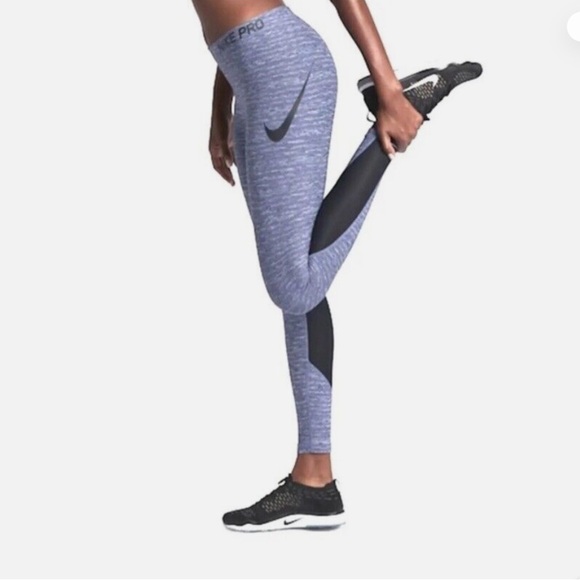Nike Pro Dri Fit Training Active Full Length Leggings - Picture 1 of 7